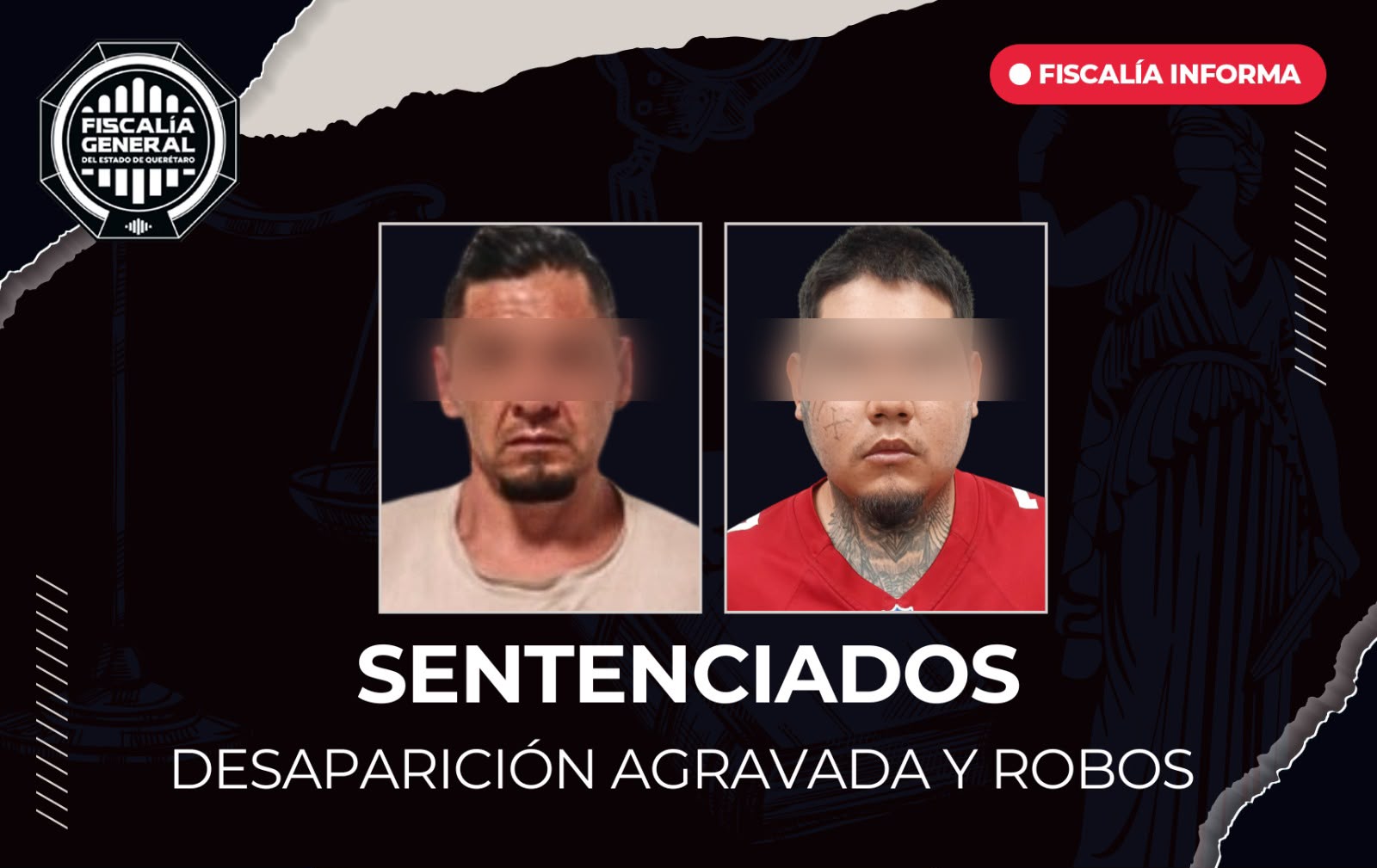 Miguel “N” y Diego “N” sentenciados a más de 77 años de prisión por desaparición agravada