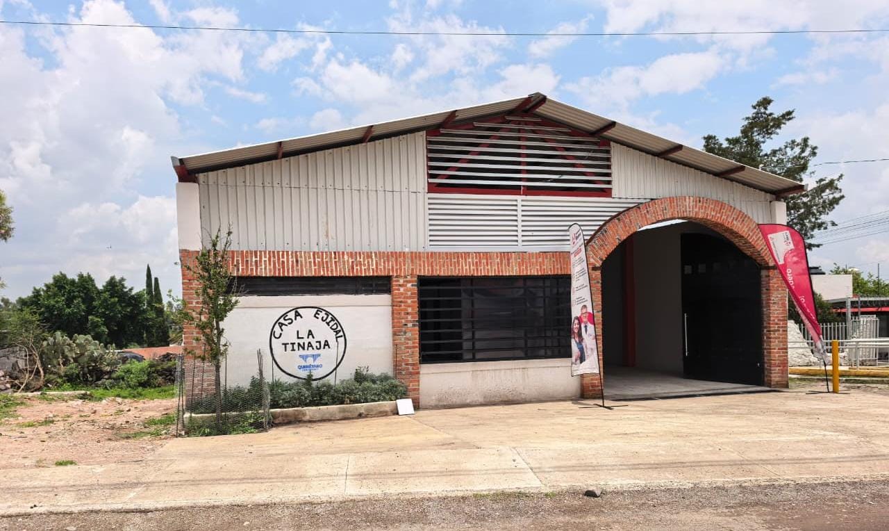 Entrega Municipio de Querétaro la rehabilitación de la Casa Ejidal de La Tinaja