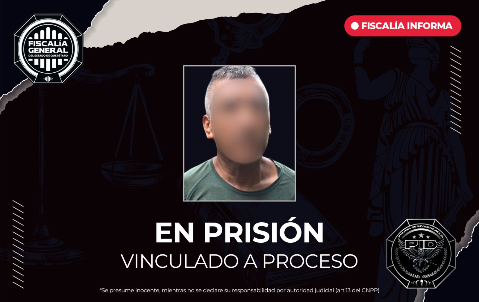 En prisión Federico “N” por feminicidio; fue detenido tras un operativo en Landa de Matamoros