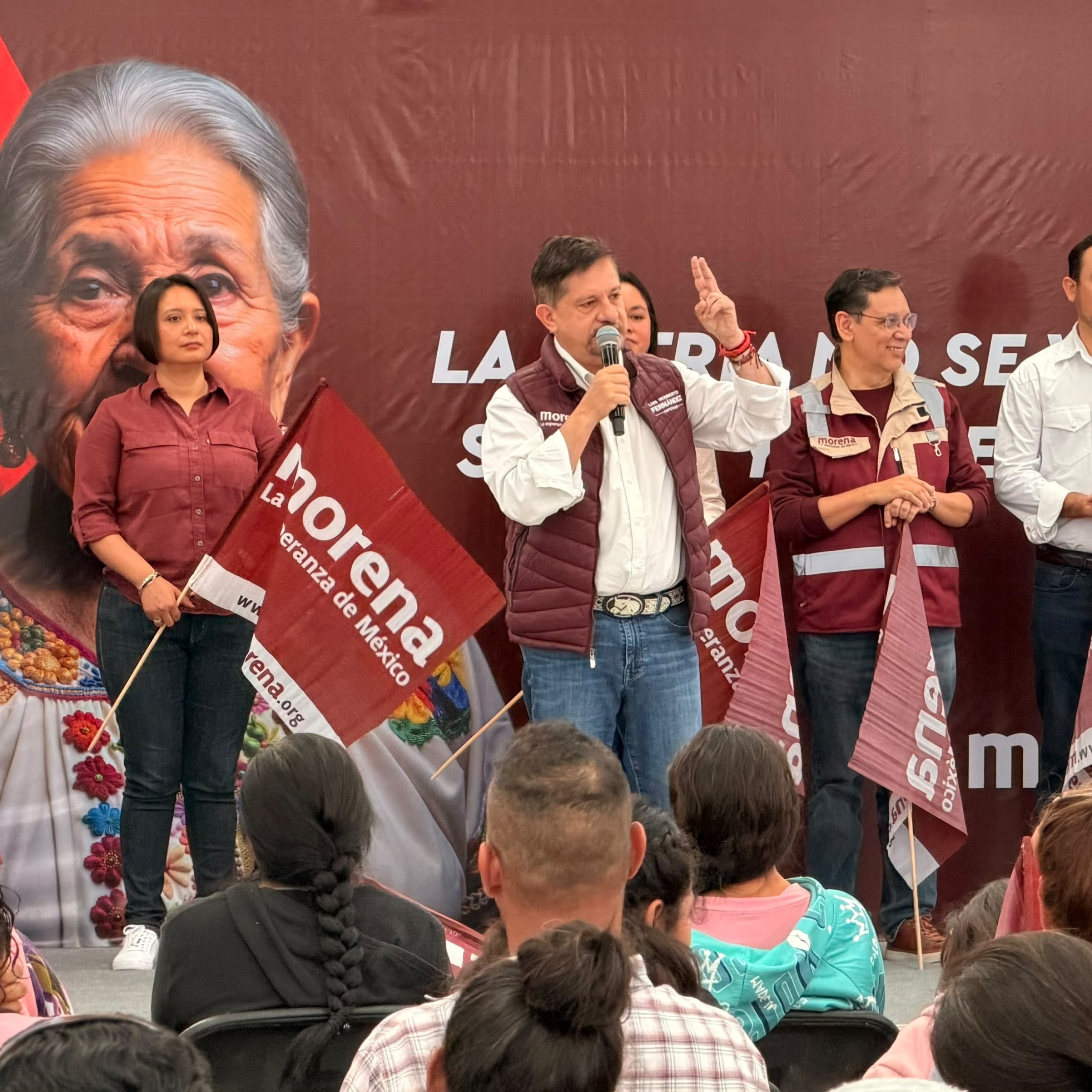 TEQUISQUIAPAN ES LA MUESTRA DE QUE LA IZQUIERDA GOBIERNA BIEN LUIS HUMBERTO FERNÁNDEZ