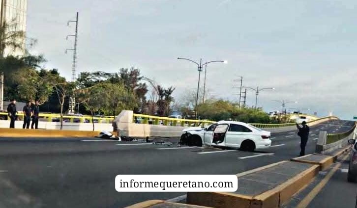 DOS LESIONADOS EN ACCIDENTE EN 5 DE FEBRERO