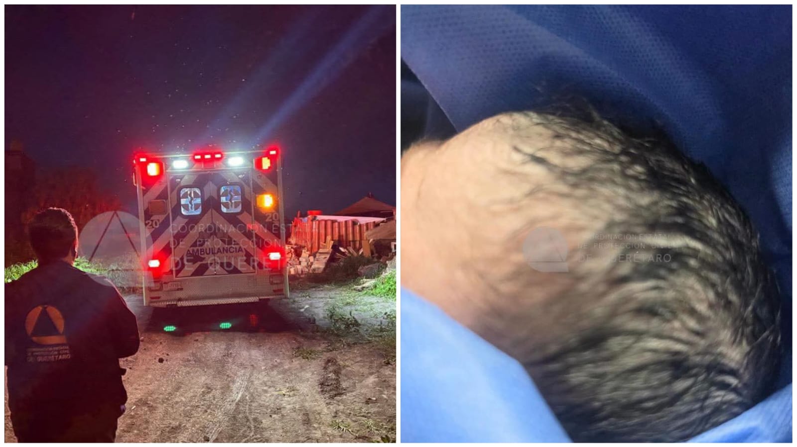Atienden parto fortuito en la vía pública en Rancho San Pedro