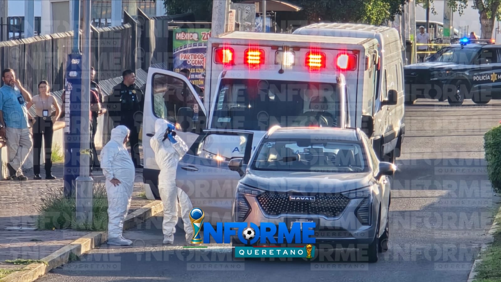 MUERE PERSONA FRENTE AL AUDITORIO JOSEFA ORTIZ DE DOMÍNGUEZ