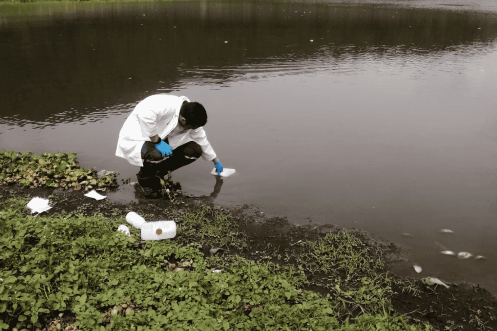Conagua detecta fósforo y descargas químicas en la presa El Batán