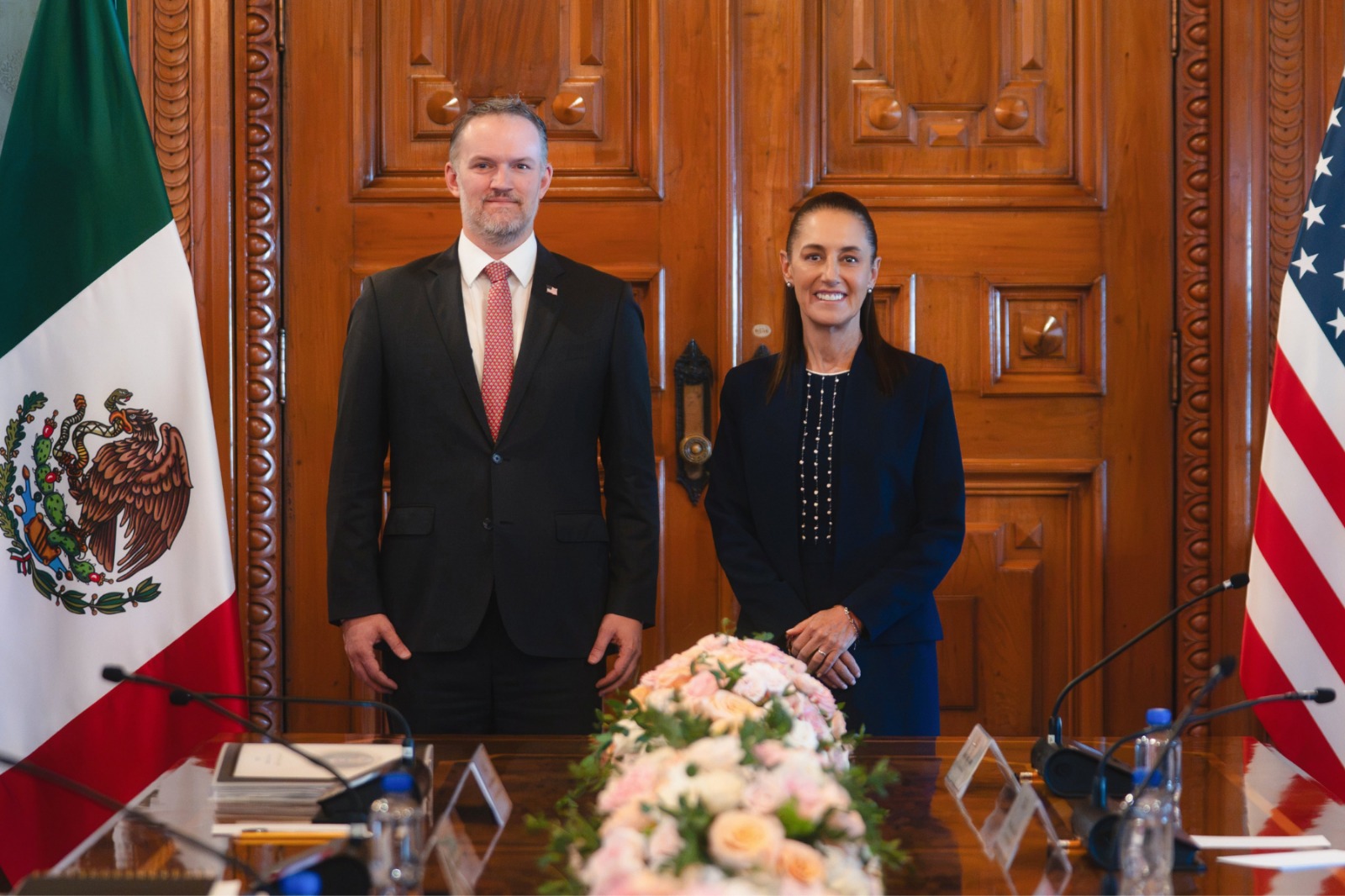 Claudia Sheinbaum y Jamieson Greer concluyen reunión con avances en revisión del T-MEC
