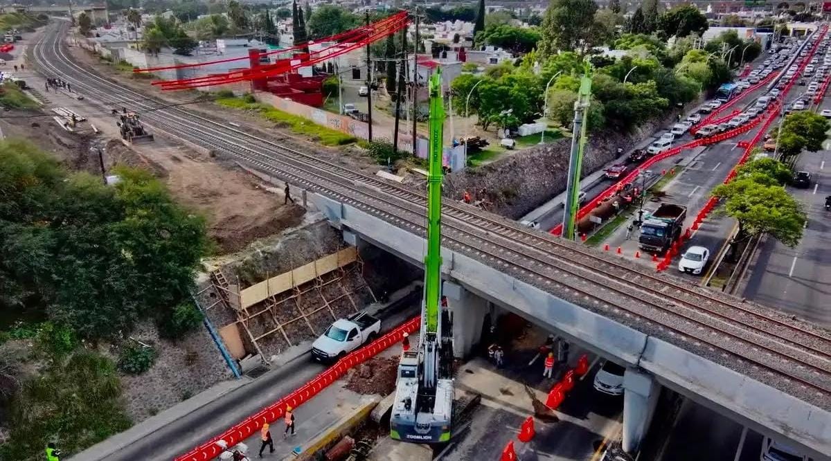 DESCARTAN AFECTACIONES A VIVIENDAS POR OBRAS DEL TREN MEX-QRO