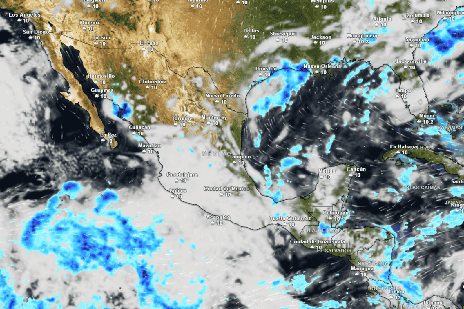 Semana iniciará con lluvias y tormentas en México; Querétaro entre las zonas con mayor actividad