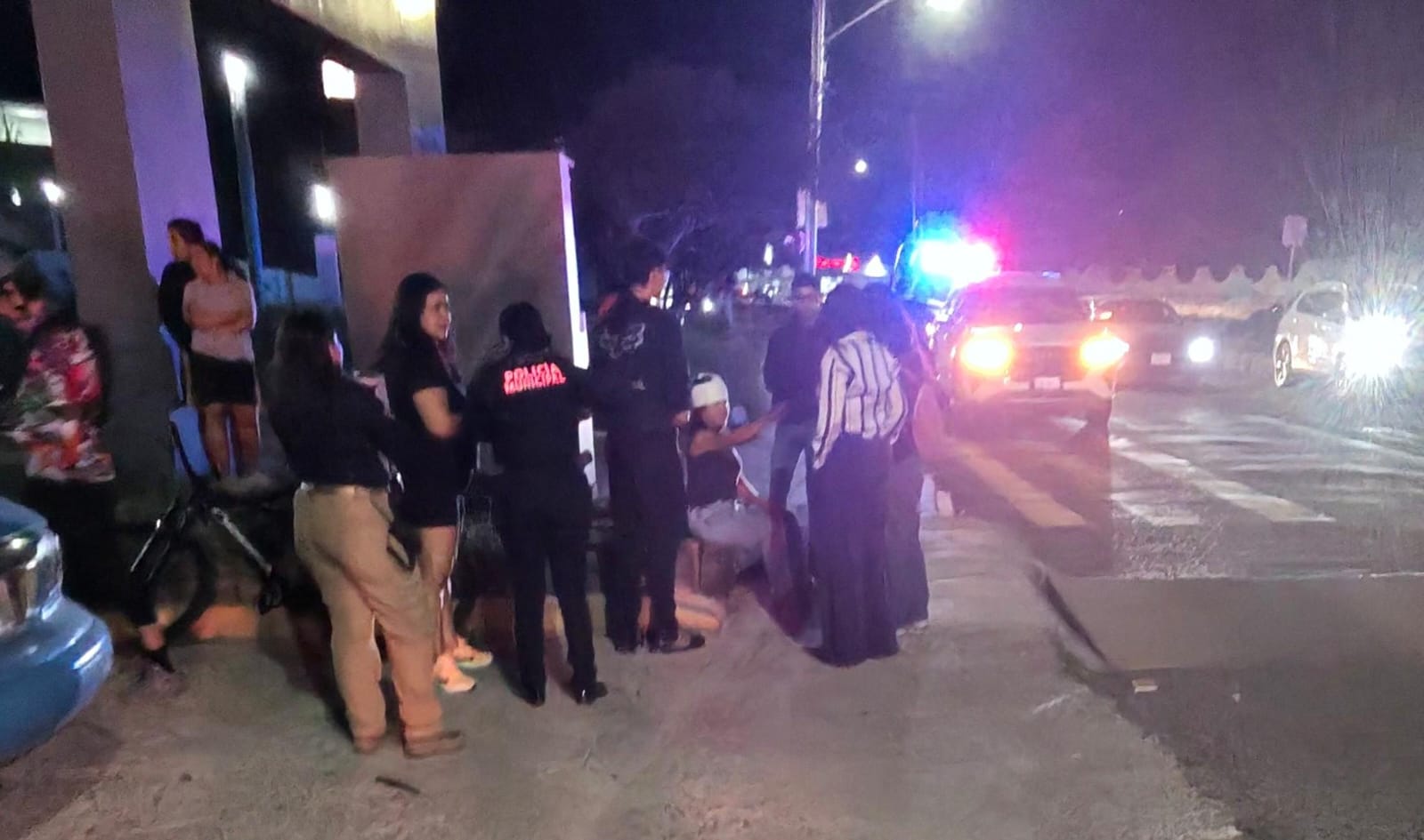 CICLISTA ARROLLA A PEATÓN EN AVENIDA CANDILES