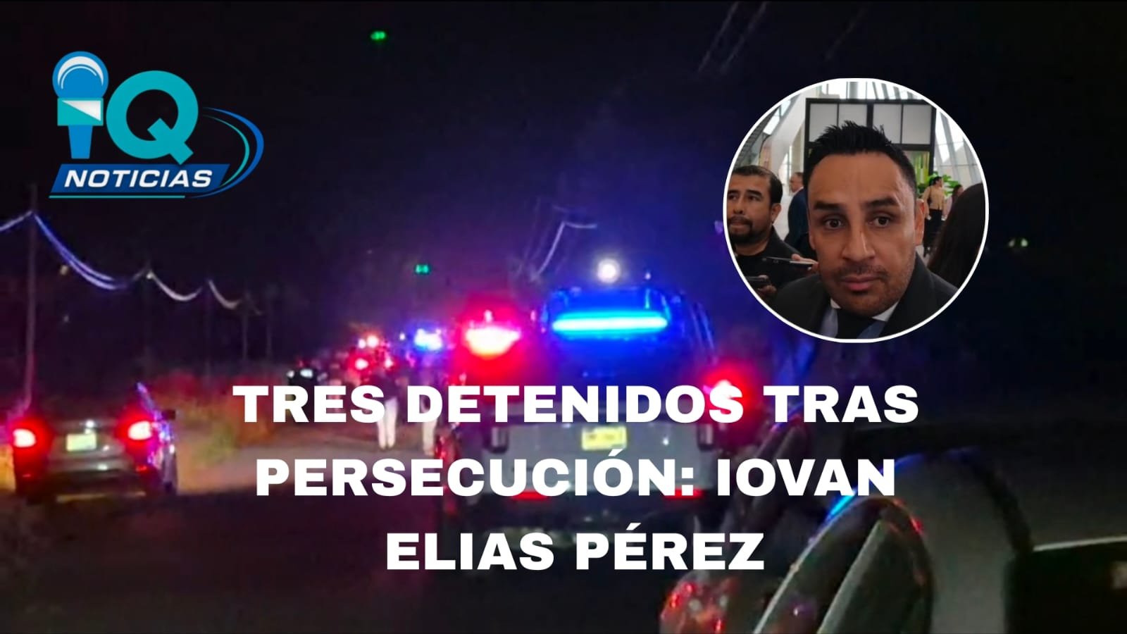 TRES DETENIDOS ARAMAS VEHICULOS ASEGURADOS TRAS PERSECUCIÓN POLICIACA