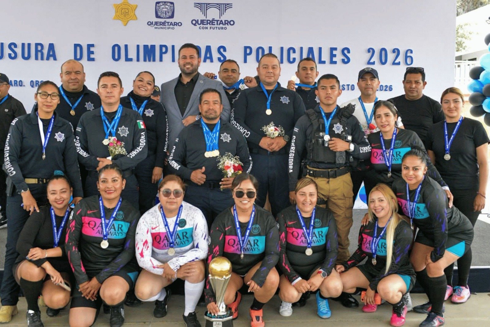 Policías de Corregidora destacan en las Olimpiadas Policiales 2026