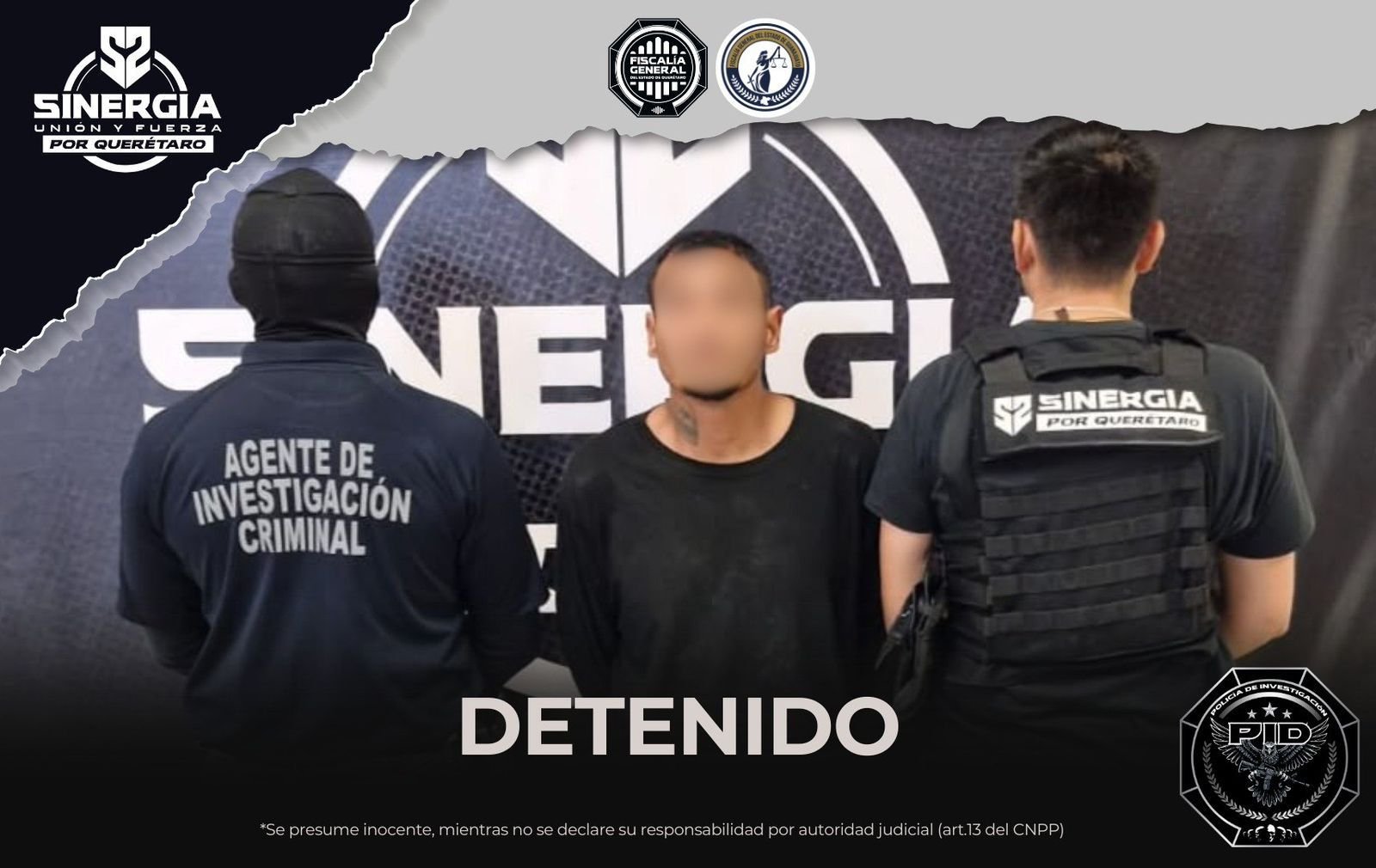 Sinergia Regional permite detención de “Garnica” por extorsión agravada cometida en Guanajuato