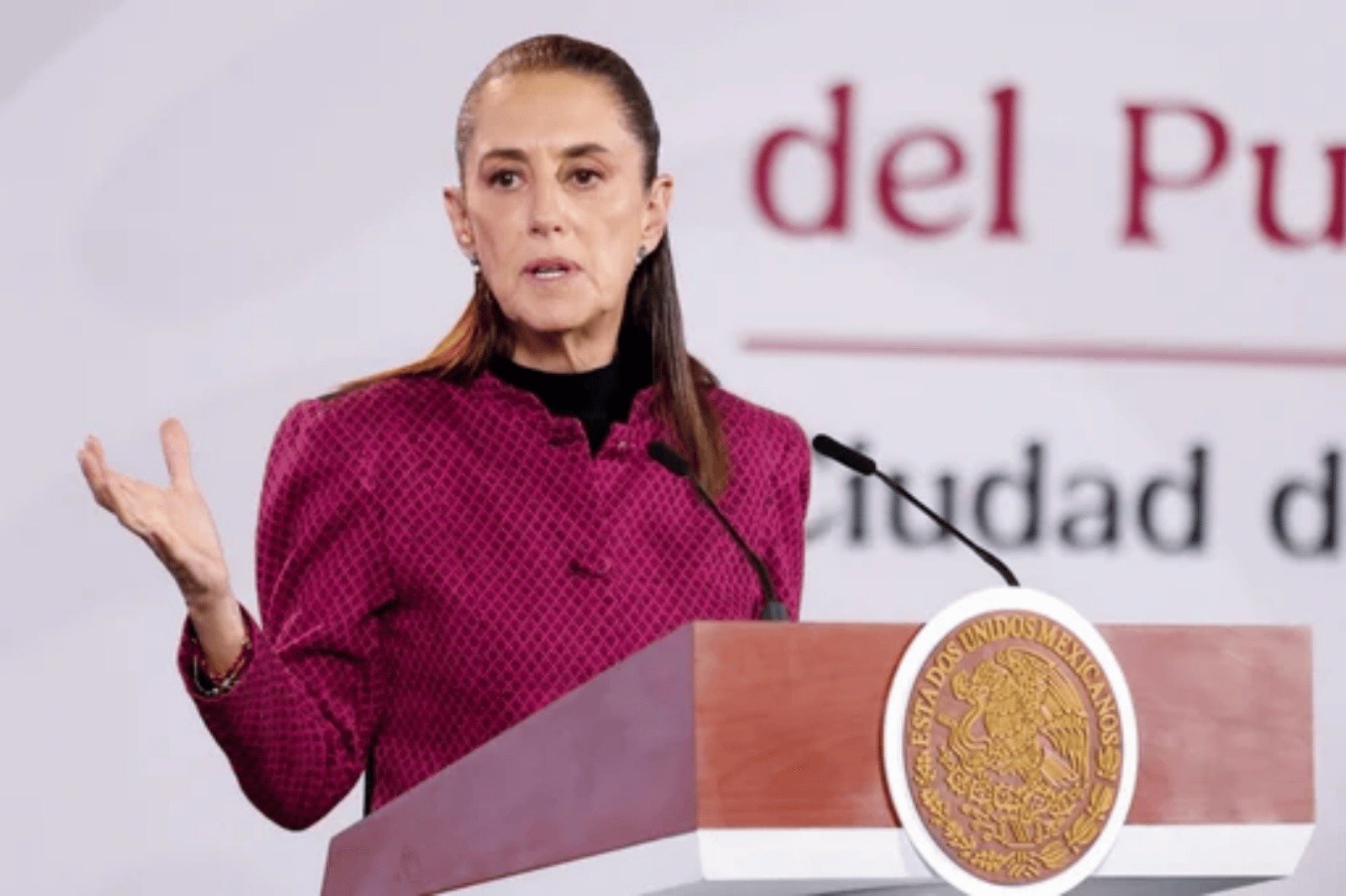 Claudia Sheinbaum niega abucheos en su contra durante evento en Colima