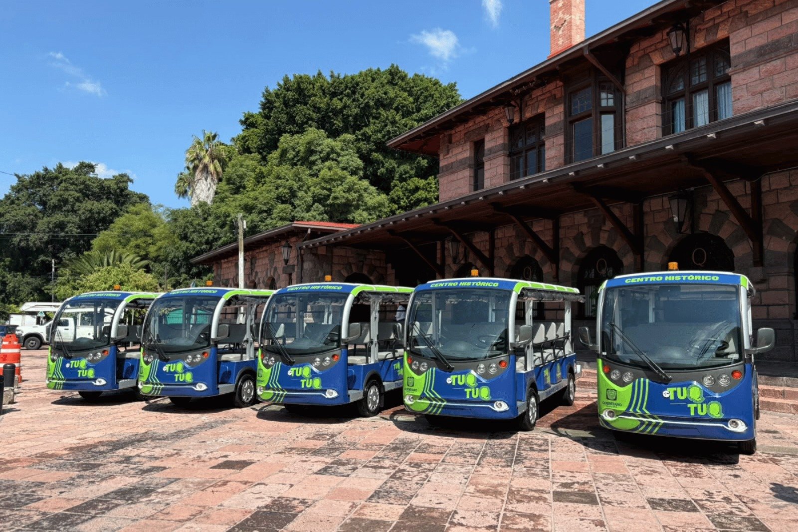 Arranca transporte eléctrico gratuito en el Centro Histórico de Querétaro