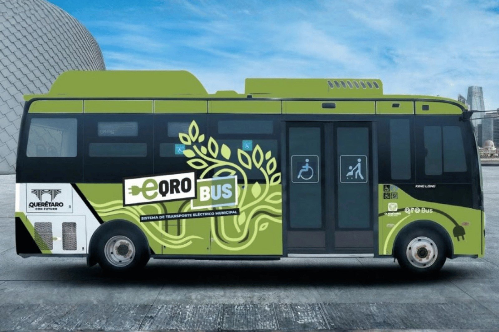 eQroBus operará tres rutas en el Centro Histórico de Querétaro