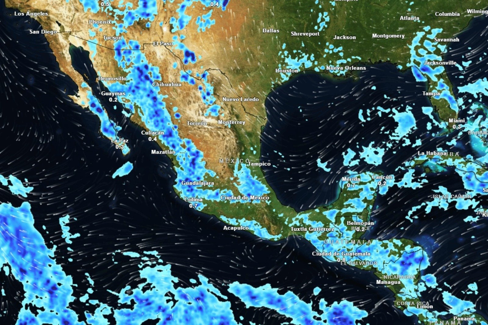 Lluvias y temperaturas previstas para Querétaro este 15 de septiembre