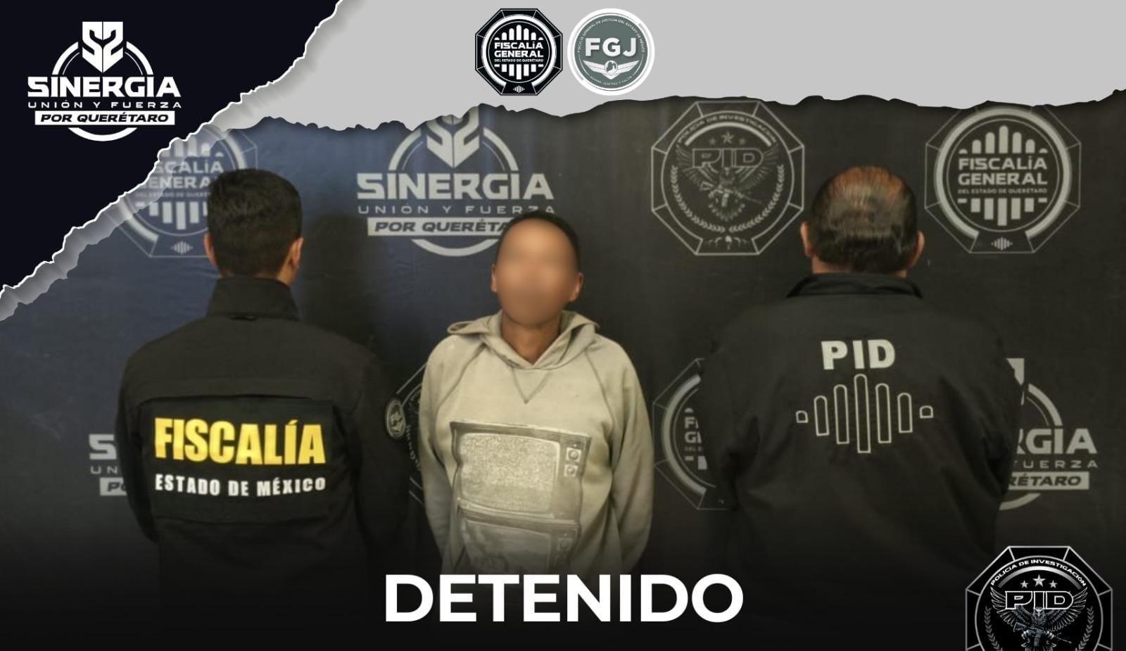 Detienen a “The Black” por robo de vehículo con violencia cometido en el Estado de México