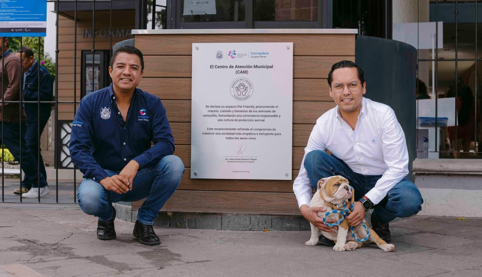 Chepe Guerrero convierte al CAM en el primer edificio de gobierno Pet Friendly en Corregidora