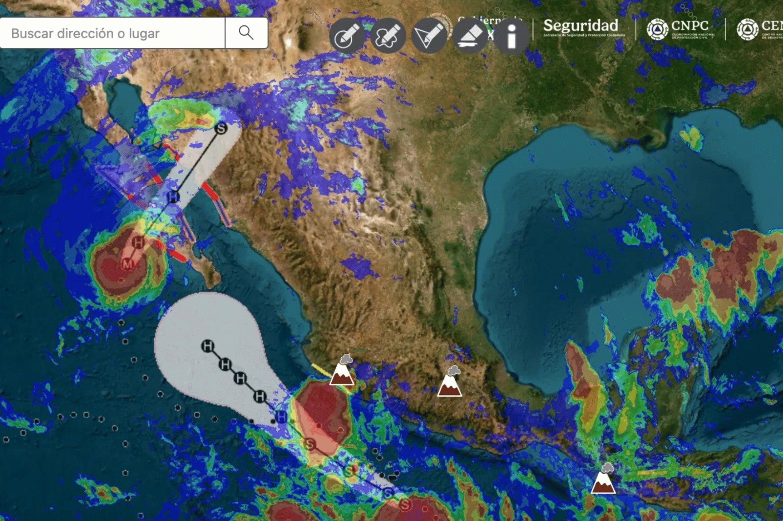 Huracán ‘Polo’ impactaría Baja California Sur entre las 16:00 y 18:00 horas