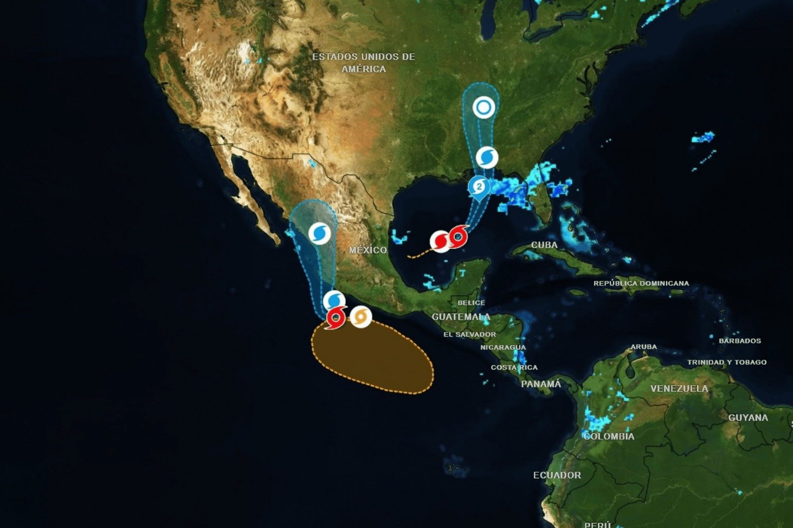 Huracán Isaías se fortalece a categoría 1; SMN prevé lluvias intensas en México
