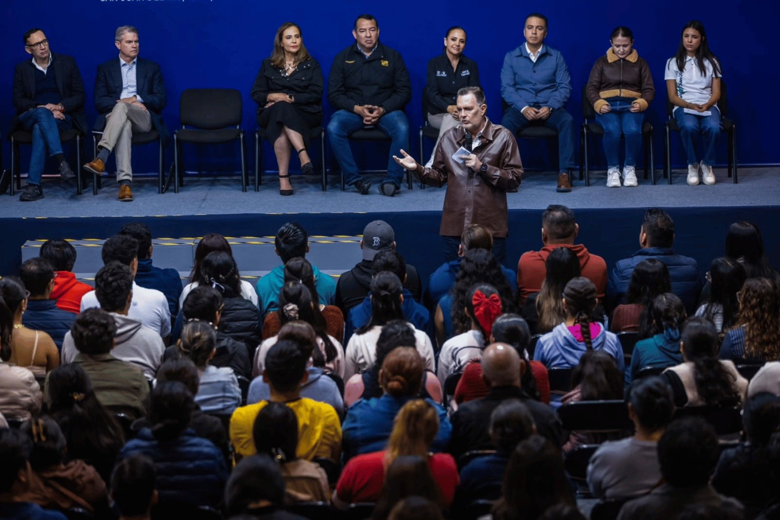 Mauricio Kuri encabeza entrega de becas para estudiantes de cinco municipios de Querétaro