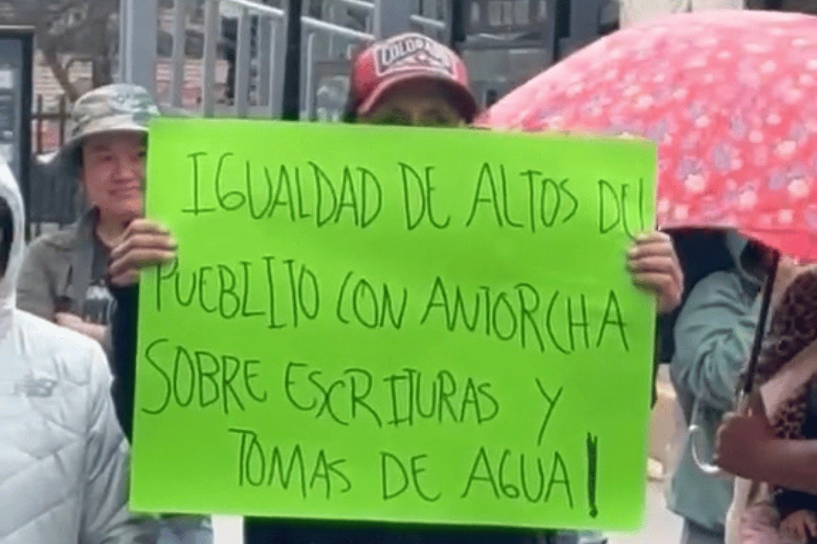 Altos del Pueblito: vecinos solicitan acuerdos por tomas de agua