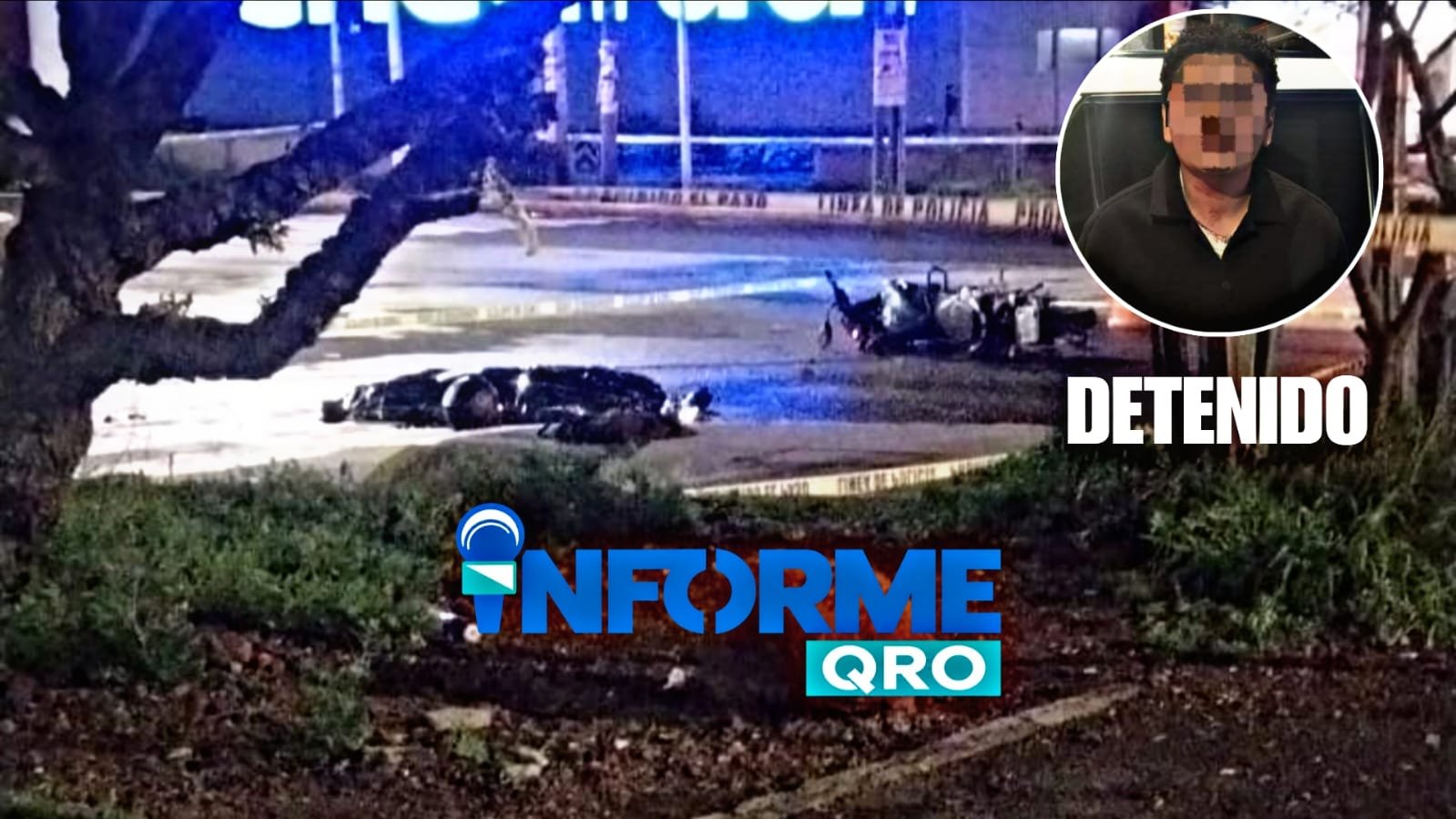 AUTOMOVILISTA EMVISTE A MOTOCICLISTAS EN PIE DE LA CUESTA