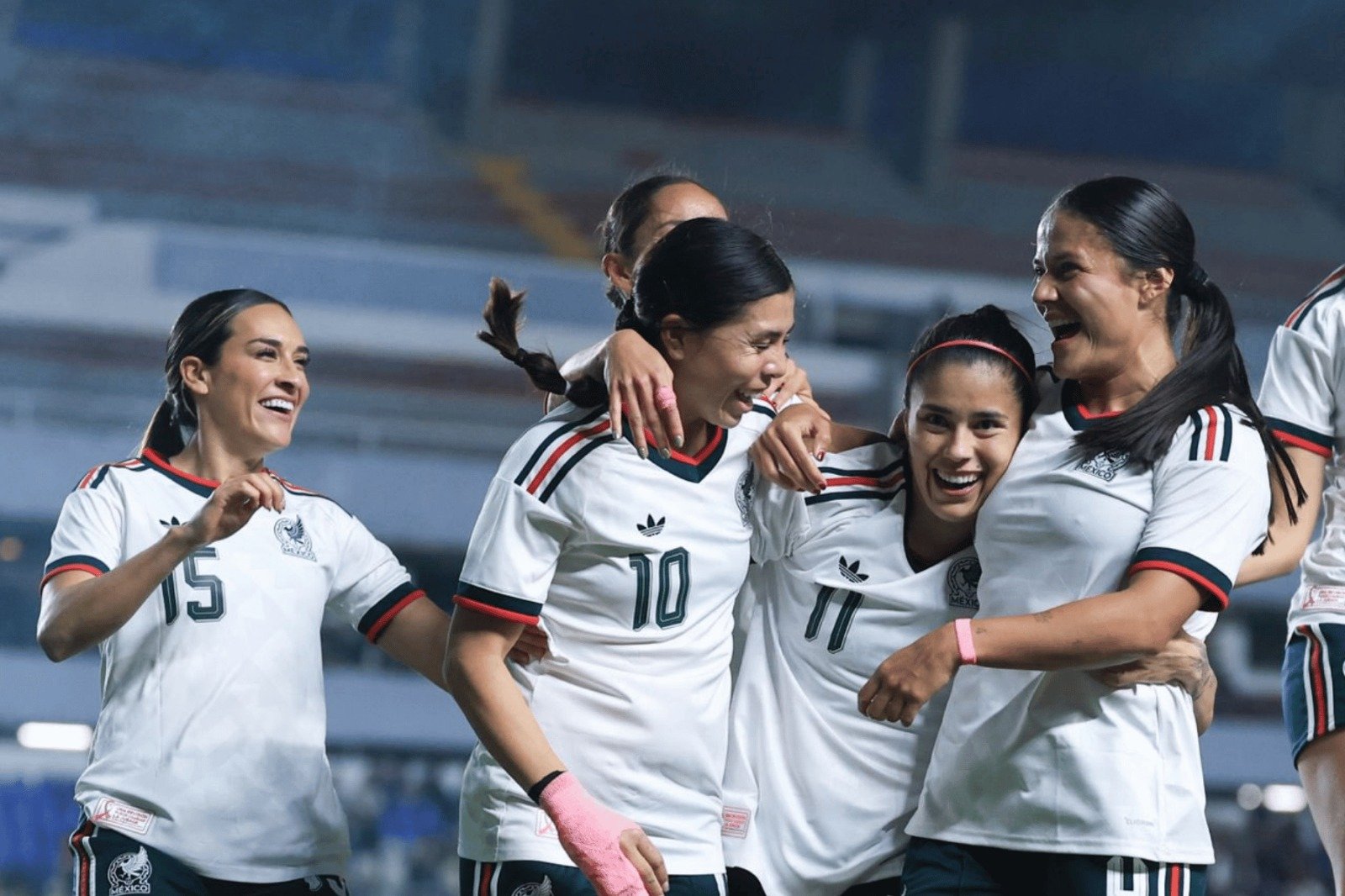 México Femenil derrota a Jamaica en el Estadio Corregidora con asistencia de 22 mil personas