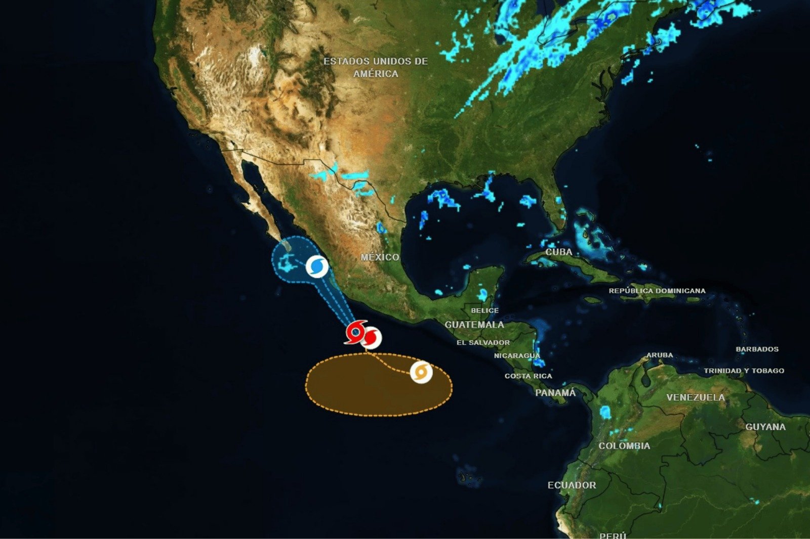 SMN advierte posible intensificación del huracán “Trudy” en el Pacífico mexicano