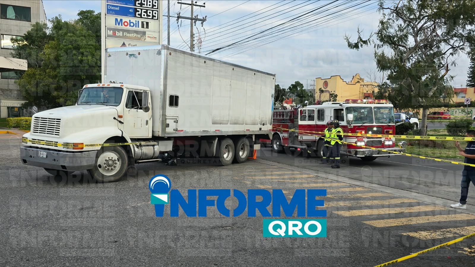 MUERE BIKER ARROLLADO POR UN CAMIÓN