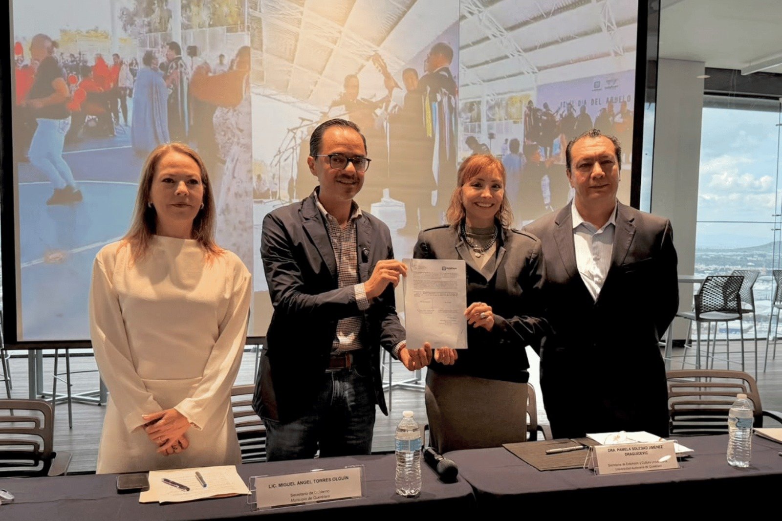 Municipio de Querétaro y UAQ formalizan convenio para ampliar la oferta cultural