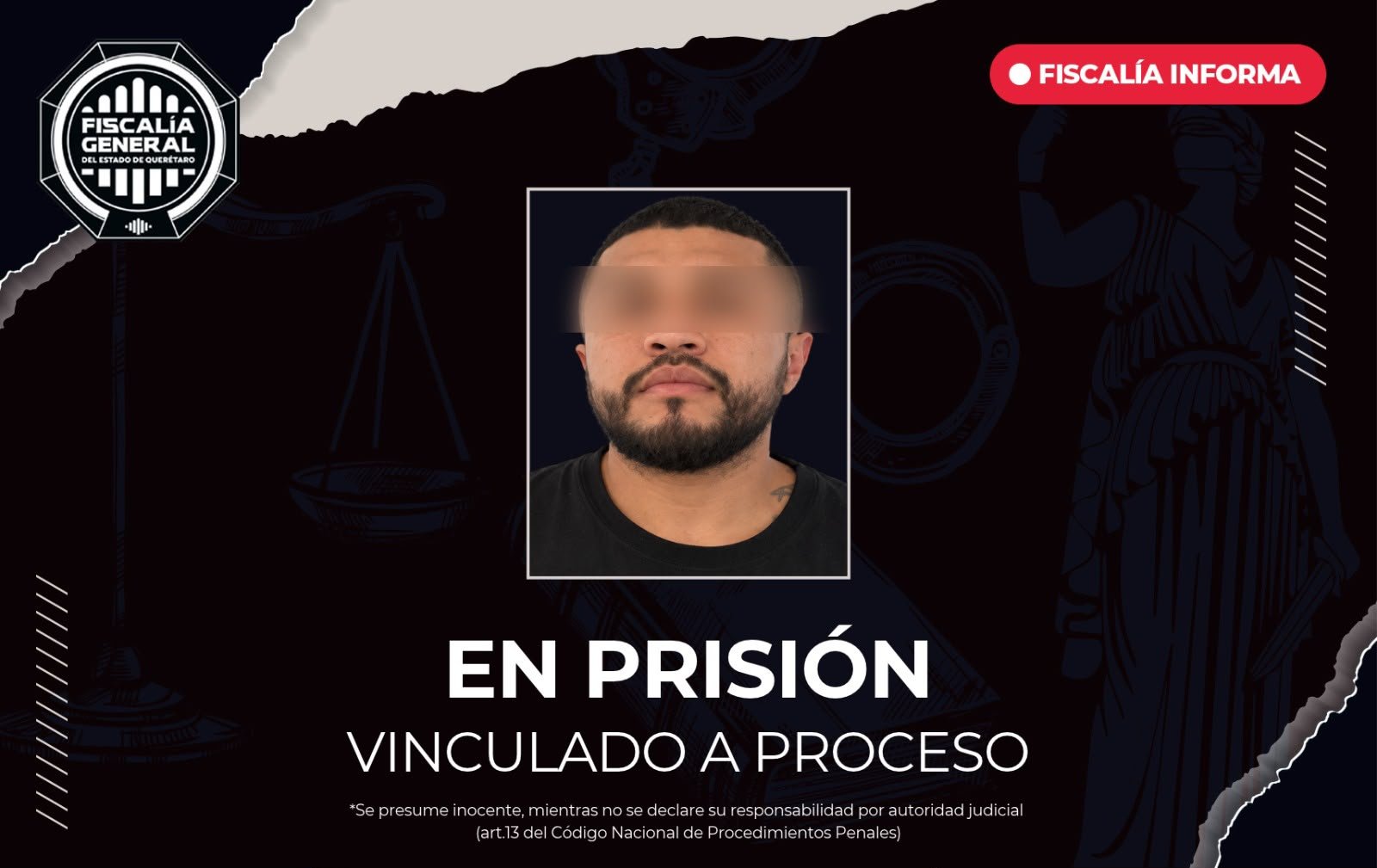 En prisión por robo a casa habitación cometido en Tolimán